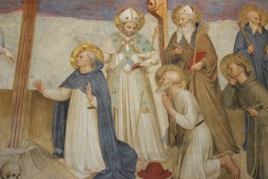 Azizlerle Çarmıha Gerilme by Fra Angelico