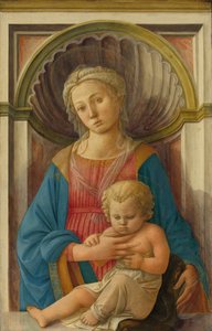 madonna ve çocuk by Fra Filippo Lippi