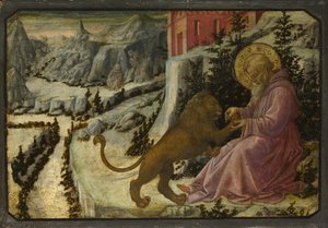 Aziz Jerome ve Pistoia Santa Trinità Altarpiece
