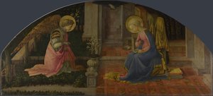 Müjde Medici Paneli, c. 1450 by Fra Filippo Lippi