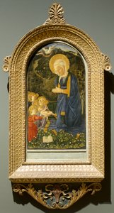 Meleklerle Bakire ve Çocuk, c. 1460. by Fra Filippo Lippi