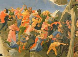 Son Yargı Ayrıntısı, yaklaşık 1432. by Fra Giovanni Angelico da Fiesole