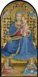 Tevazu Bakiresi Madonna dell Umilitá, c. 1433-1434 by Fra Giovanni Angelico da Fiesole