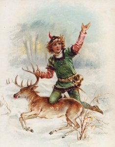 Caernarfonlu Edward (chromolitho)