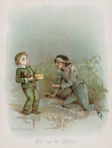 Pip ve Hükümlü (chromolitho) by Frances Brundage