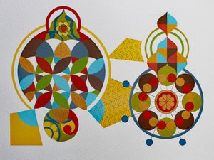 Pirinç Üzerine Beyaz #5 by Frances Ferdinands
