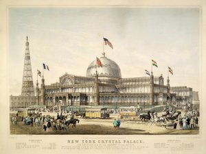 New York Kristal Saray, pub. 1853, Currier & Ives tarafından