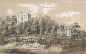 Richmond Ruhban Okulu, Staten Island, N.Y., 1847-48. by Frances Flora Bond Palmer