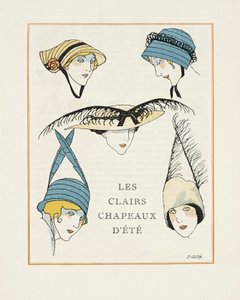 Les Clair Chapeaux dete, pub. 1914 (kalıp baskısı)