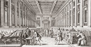 Laurentian Kütüphanesi, 18. yüzyılın sonlarında. by Francesco (after) Bartolozzi