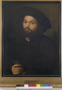Bir adamın portresi, c.1520 (tuval üzerine yağlı boya) by Francesco Torbido