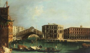 Francesco Albotto Rialto Köprüsü ve Camerlenghi Sarayı