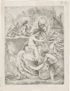 John ile Kutsal Aile by Francesco Amato