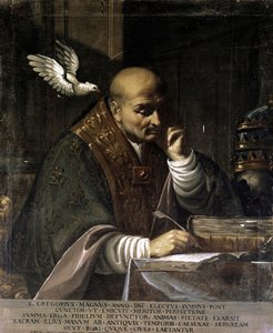 GREGORIUS I, Portre. 1730-1751 (tuval üzerine yağlıboya) by Francesco Andreini