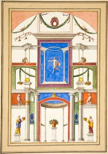 Holkham II. 13, Ashby II Albümünden bir folyo (kağıt üzerinde wc) by Francesco Bartoli