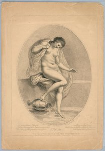 Naiad (Banyoya Giren Kadın) by Francesco Bartolozzi