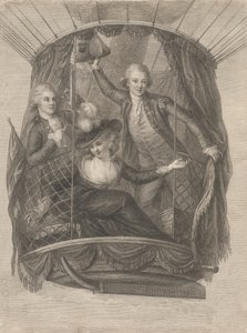 Madame Sage, Chevalier Biggin ve Yüzbaşı Vincent Lunardi'nin Balonla Yükselişi, 20 Haziran 1785