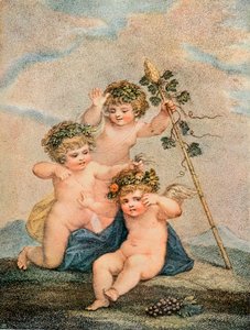 Cupids, c18. yüzyıl by Francesco Bartolozzi