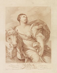 Jüpiter en Europa Jüpiter ve Europa (nesne üzerindeki başlık) by Francesco Bartolozzi