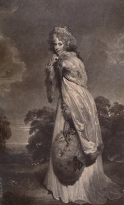 Bayan Elizabeth Farren, sonradan Derby Kontesi, c1792 1894 by Francesco Bartolozzi
