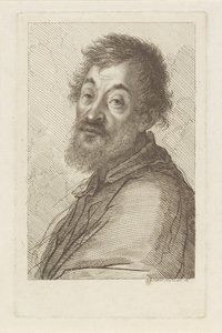 Sakallı bir adam portresi by Francesco Bartolozzi