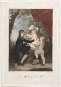 Sevgi Kardeşler Kuzu Çocukları, 1791. by Francesco Bartolozzi