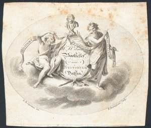 Ticaret kartı, William Wilson by Francesco Bartolozzi