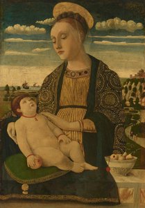 madonna ve çocuk by Francesco Benaglio