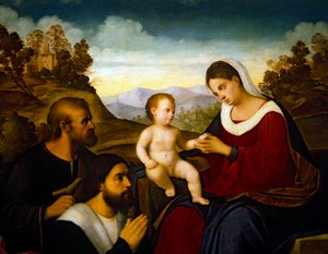 Bağışçı ile Kutsal Aile, 1520