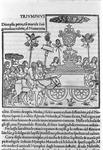 Dominik keşiş Francesco Colonna, Venedik tarafından “Hypnerotomachia Polyphili” (Poliphila rüyası) üzerine gravür by Francesco Colonna