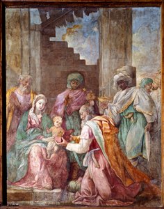 Magi hayranlığı (fresk