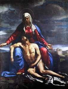 Dindarlık, Francesco Cozza (1605-1682), tuval üzerine yağlı boya, 221x167 cm.