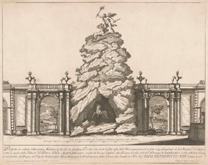 1726 Chinea için Prima Macchina: Herkül ve Hydra, 1726. by Francesco Faraone Aquila