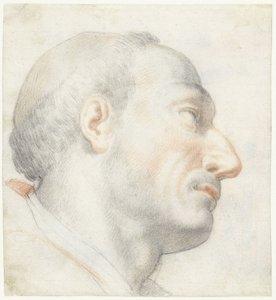 San Carlo Borromeo'nun başı by Francesco Furini (attributed to)