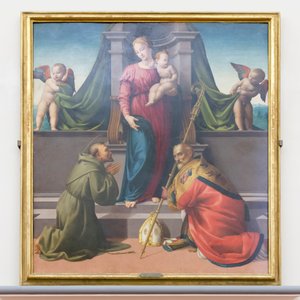 Aziz Francis ve Zenobius ile Madonna ve Çocuk