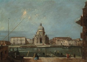 Santa Maria della Salute Kilisesi ile birlikte Büyük Kanal, Venedik