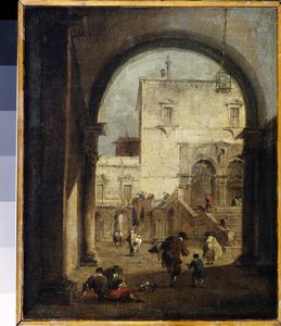 Francesco Guardi (1712-1793) 1775-1780 Dim. 27x23 cm Hermitage Müzesi, Saint Petersburg by Francesco Guardi