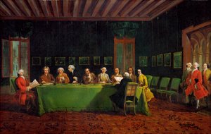 Diplomatik Toplantı by Francesco Guardi