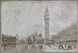 Piazza San Marco, Venedik, 1780