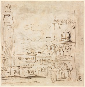 Doges Sarayı ile Piazza San Marco by Francesco Guardi