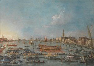 Venedik Bucintoro Festivali by Francesco Guardi