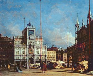 Saat Kulesi, Venedik, c.1760 by Francesco Guardi
