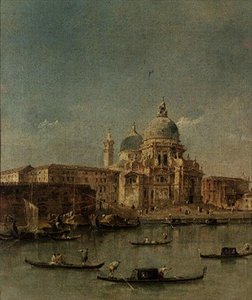 Venedik, Santa Maria della Salute by Francesco Guardi