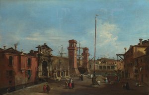 Venedik. Arsenal, 1755-1760 by Francesco Guardi