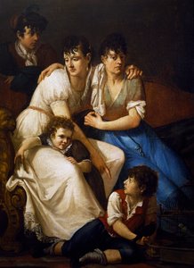 Aile portresi by Francesco Hayez