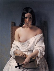 İtalyanca:  La Meditazione İtalya Tarihi Üzerine Meditasyon by Francesco Hayez