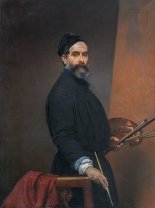 Elli yedi yaşında otoportre by Francesco Hayez