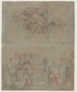 Mary'nin varsayımı by Francesco II Bassano