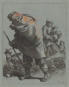 Bastonlu Çoban ve Çocuklu Köylü Kadın, 17581759.
