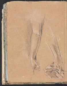 Verona Sketchbook: Perdeli kollar ve eller sayfa 78, 1760. by Francesco Lorenzi